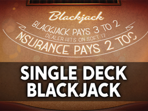 Single Deck Blackjack - Cassino - Ritzslots