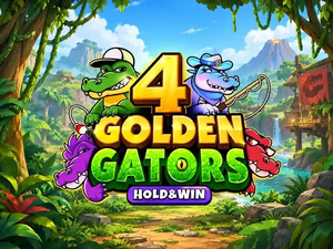 4 Golden Gators: Hold&Win - Cassino - Ritzslots